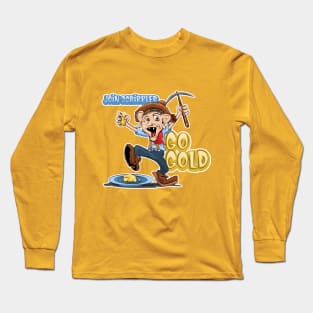 Join Scribbler and Go Gold by John Mariano Long Sleeve T-Shirt